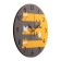 Wall clock "Cats", discrete move, D-23.5 cm