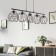 Suspended TK Lighting Galaxy 1649, E27, 5x60W, 970x200 mm, black color