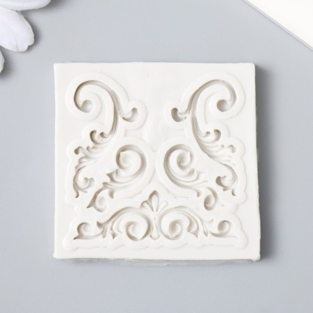 Mold Silicon "Plant Patterns" 5 items 0.5x5.6x5.6 cm