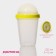 A plastic glass for yogurt and muesli Dolyana, 320 ml, 9 × 9 × 15 cm