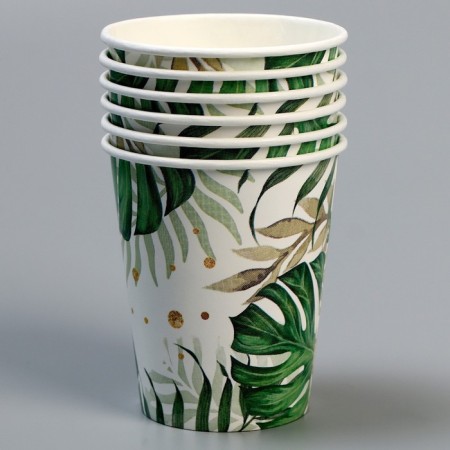A single -paper glass "Eco" 250 ml, a set of 6 pieces-2
