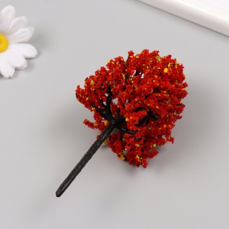 Artificial plant for creativity plastic "Autumn foliage" 12 cm-1