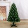 Fibrooptic Christmas tree "light" 120 cm d of the lower tier 65 cm 124 branches