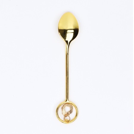 A teaspoon spoon with a suspension "Happy New Year", 11.5 x 2 cm-3