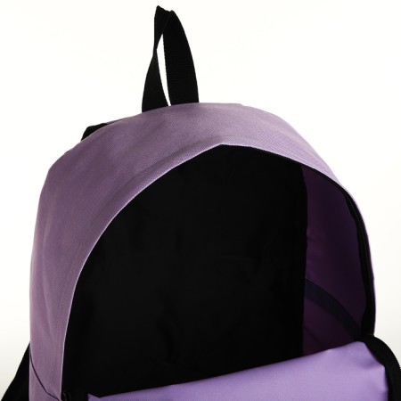 Youth backpack on lightning, external pocket, lilac color-5