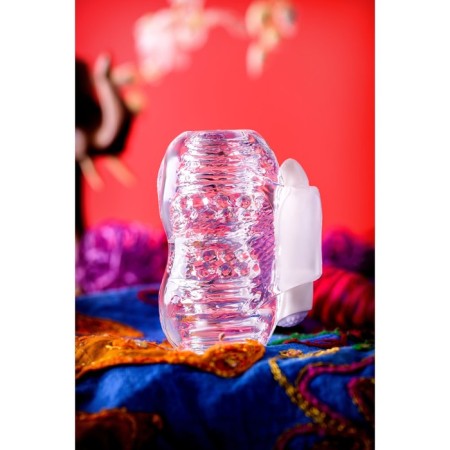 Masturbator Unrealistic Lingam byfa Khani, TPE, Transparent, 9 cm-7