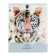 Notebook A5, 96 sheets in a cage on a bg clip "World around", covered cardboard, matte lamination, offset unit, mix