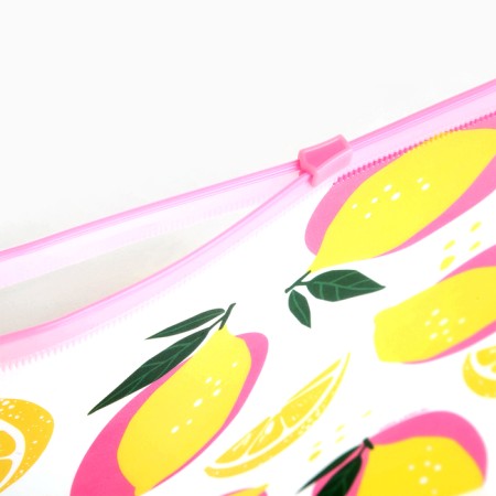 Cosmetic bag for swimsuit "Lemons", 24 x 17 cm.-4