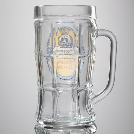 Glass glass beer "Real Man", 500 ml-3