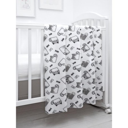 Fleet blanket "Cats", size 100x118 cm