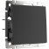 Single-valve switch WL08-SW-1G, black color