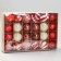 Set of balls plastic D-6 cm, 24 pcs "Melody" Assorted Lux, white-red