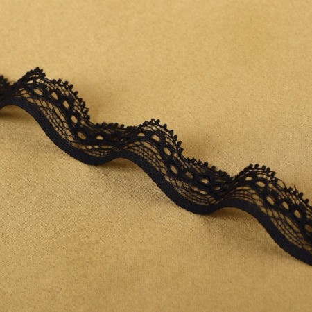 Lace elastic, 17 mm × 10 ± 1 m, black color-1