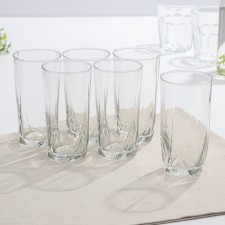 A set of high high glasses Luminarc Eiffel, 350 ml, 6 pcs, the color is transparent