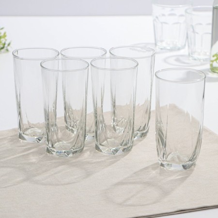 A set of high high glasses Luminarc Eiffel, 350 ml, 6 pcs, the color is transparent