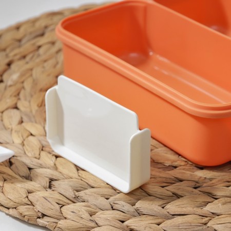 Lunch-Box Plastic Dolyana "Classics", 2 compartments, 18 × 18 × 6 cm, color mix-3