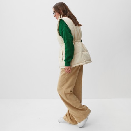 Women's vest size l, milk-3