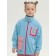 Jacket for girls, height 92 cm, blue color