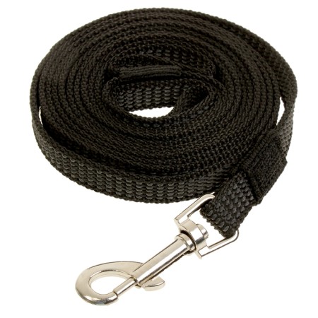 The leash of the zooniki is nylon with a double latex thread, 3 m x1.5 cm, black