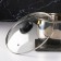 Glass cover for pans and pots “Dolyana”, D = 26 cm, stainless rim, plastic handle