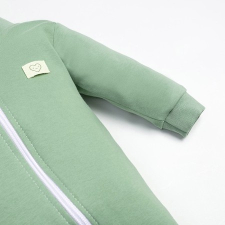 Combineson with zipper crumbs, I am Basic Line, height 80-86 cm, green-6