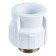 Combined "Politek" coupling, polypropylene, 32 mm x 1 ", external thread