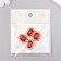 Decor for creativity Metal "Medallion octagonal" Rubin crystal rhinestones 2x1.5 cm