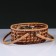 Basket "Picnic", without a lid with 2 handles, 26 × 21 × 12/24, rattan