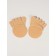 Half -slips with fingers of 12*7*0.5cm steam bamboo fiber, viscose beige from