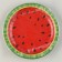 Disposable paper plate "watermelon", 18 cm