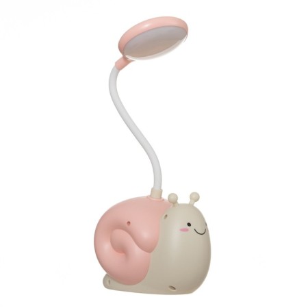Table lamp "Snail" LED 3W USB AKB Pink 9x13x29 cm Risalux-11