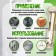 Anchor bolt of scrap, with a nut, galvanized, 8x40 mm, 225 pcs