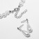 Set 3 objects: earrings, beads, bracelet "Classic", white color, 45 cm