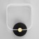 Sconces "quorum" LED 8W 3000-6000K Black 25x20x6cm