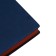 Organizer, A6, 116 sheets, cage, leatherette cover, brown cut, blue