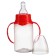A bottle for feeding, a classic throat, 150 ml., From 0 months, cylinder, with handles, mix color