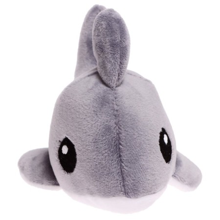 Soft toy "Shark", gray color, 15 cm-1