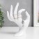 Souvenir Polystone stand for jewelry "Hand" White 16.5x8 cm