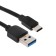 Luazon, Type -C - USB, 1 A, 1 m, black cable
