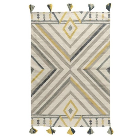 Carpet with contrast pattern of Ethnic, size 120x180 cm