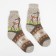 New Year. Women's Woolen socks "Deer", gray color, size 25