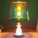 Franti table lamp E27 40W gold 25x25x42 cm Risalux