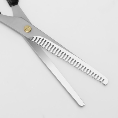 Filive scissors with emphasis, blade - 7 cm, black color-2
