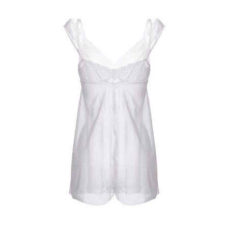 Baby-dollar combination with a cut in the back of Erolata Sofia, White (54-56)-7