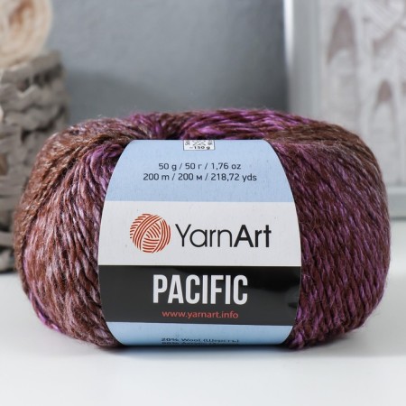 Yarn "Pacific" 80 acrylic, 20% wool 200m/50g (307)