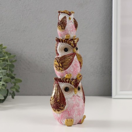 Souvenir Polystone "Three Filin: I do not see, I do not hear, I will not say" 5.5x8x21.5 cm-1