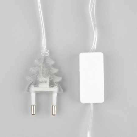 Garland “thread” 5 m with nozzles “Red-golden”, ip20, transparent thread, 20 LED, glow warm white, 220 V-4