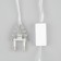Garland “thread” 5 m with nozzles “Red-golden”, ip20, transparent thread, 20 LED, glow warm white, 220 V