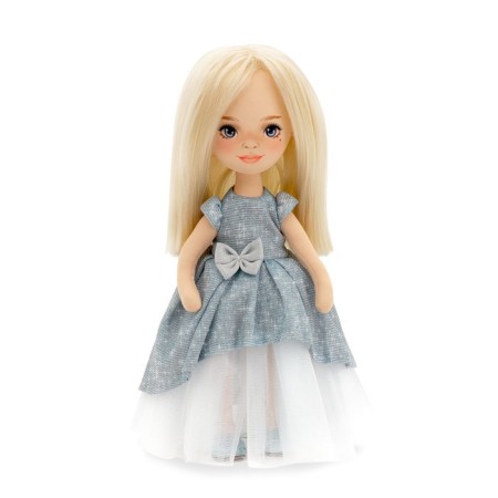 Soft doll MIA "In a blue dress", 32 cm-2