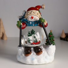 Souvenir Polystone Water Ballion Music, Light 